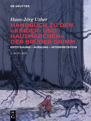 cover image of Handbuch zu den "Kinder- und Hausmärchen" der Brüder Grimm